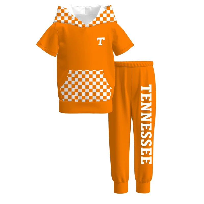 MOQ 5one items TAT 6-8weeks 95%cotton 5%spandex school team girls outfit