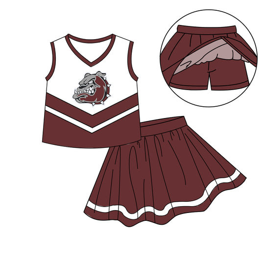 Custom  baby girls  Cheerleading dress set     MOQ3  D 7.11