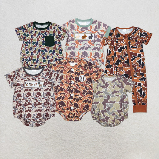 Match Western Camo Easter Ball Baby Boys Romper D 3.18