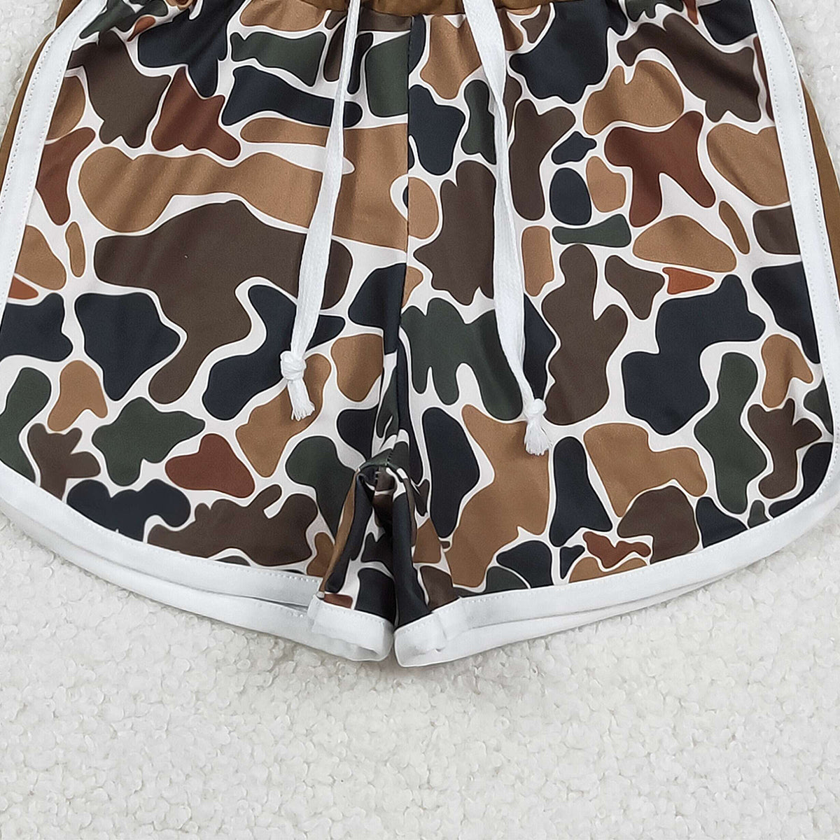 Baby Girls Southern Dark Brown Camouflage Shorts Bottom Infant Clothing Accessories