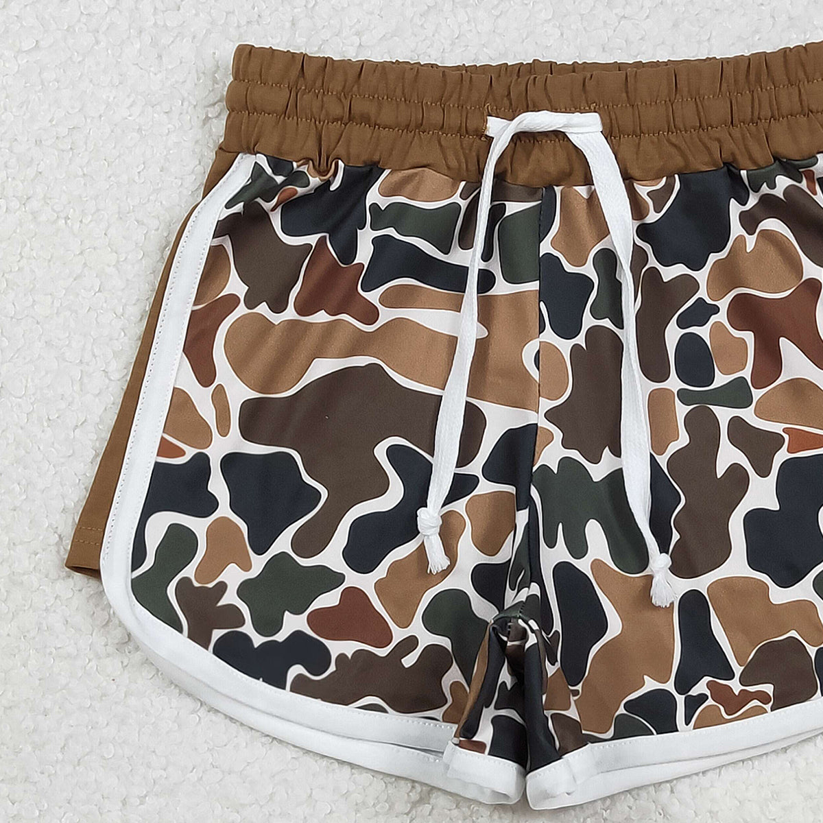 Baby Girls Southern Dark Brown Camouflage Shorts Bottom Infant Clothing Accessories