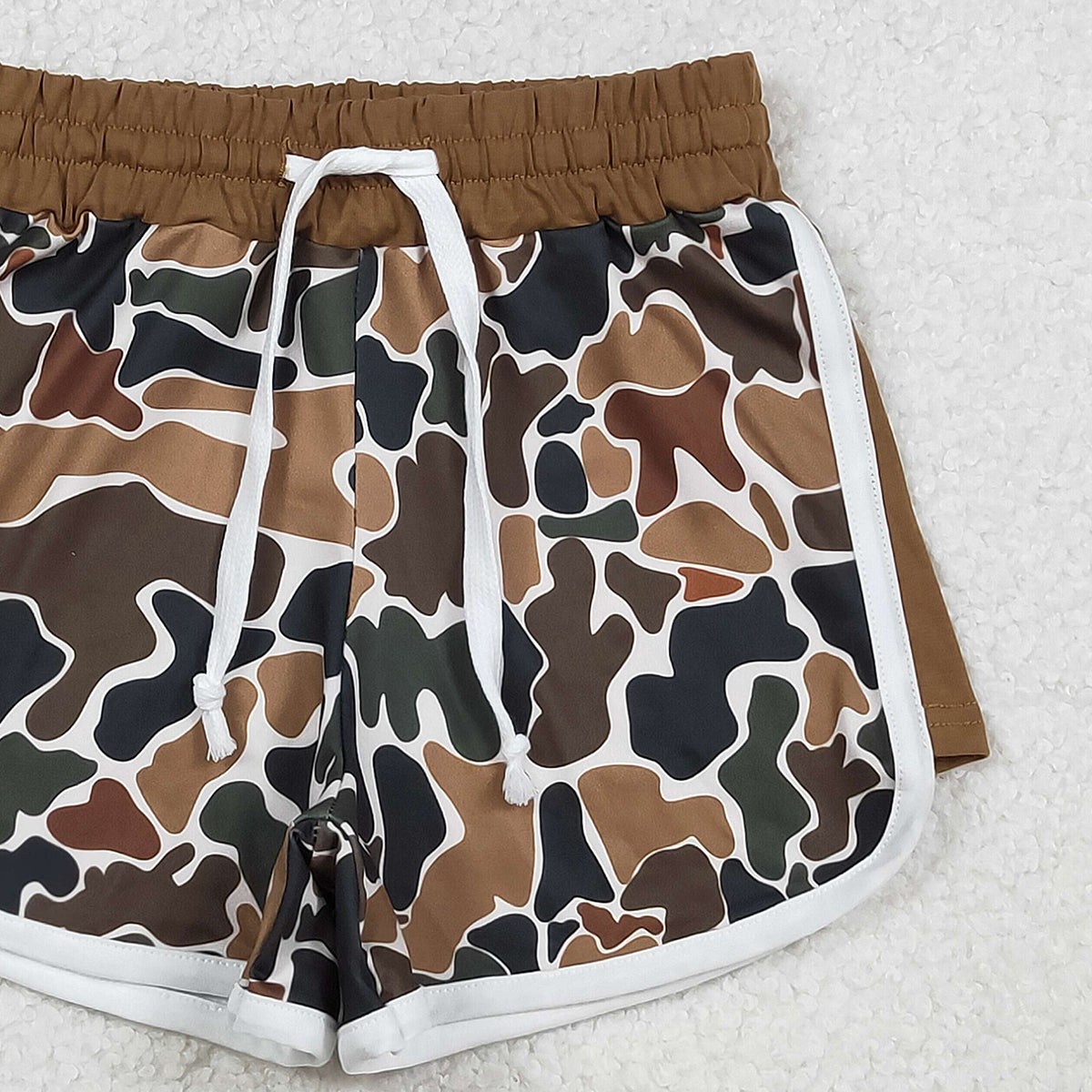 Baby Girls Southern Dark Brown Camouflage Shorts Bottom Infant Clothing Accessories