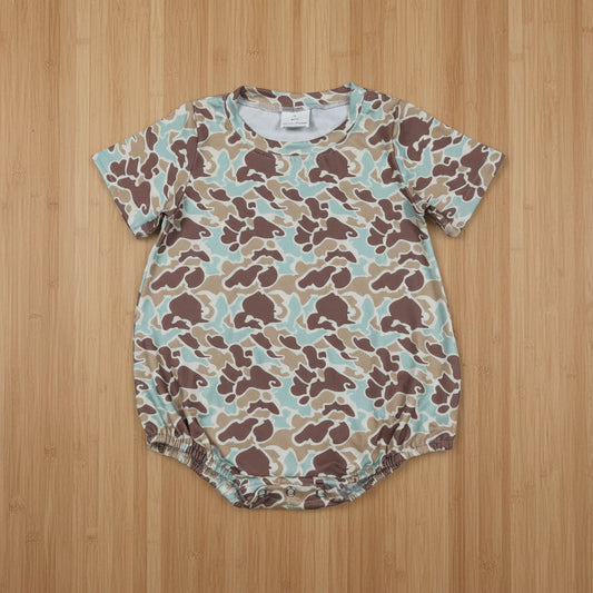 short sleeve camo bubble