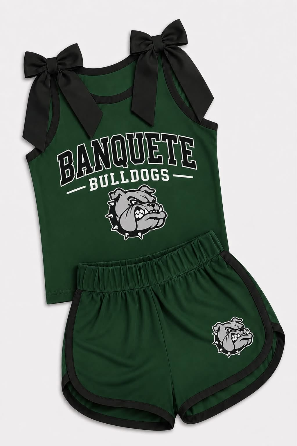 Custom order MOQ 5 Bulldogs Football Team Cheer Sets