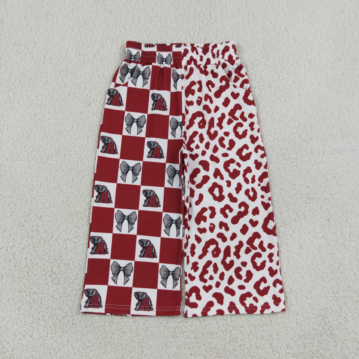 baby girl alabama leopard wide leg pants