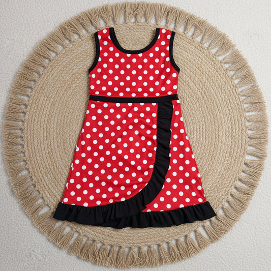 park polk dots ruffle athletic dress