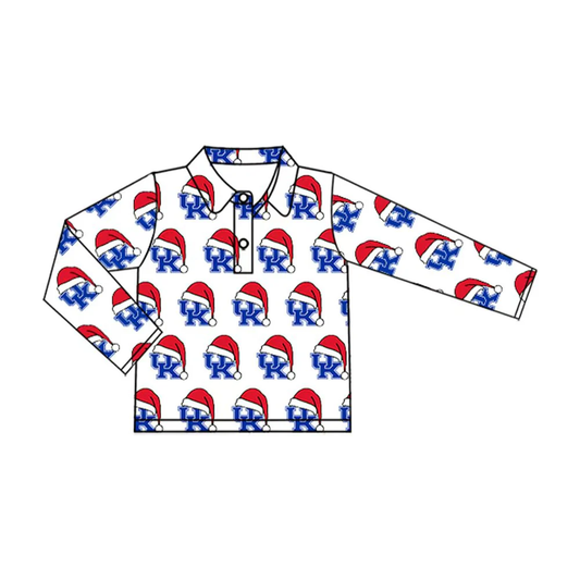 Custom Baby Kids UK Team Team Christmas Buttons Pullovers Tops D 8.13