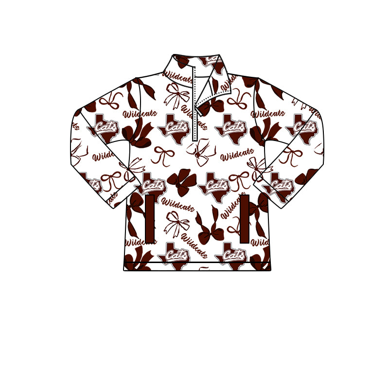 Custom Baby Girls Wildcats Team Long Top D 8.11