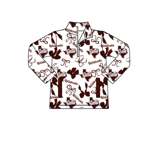 Custom Baby Girls Wildcats Team Long Top D 8.11