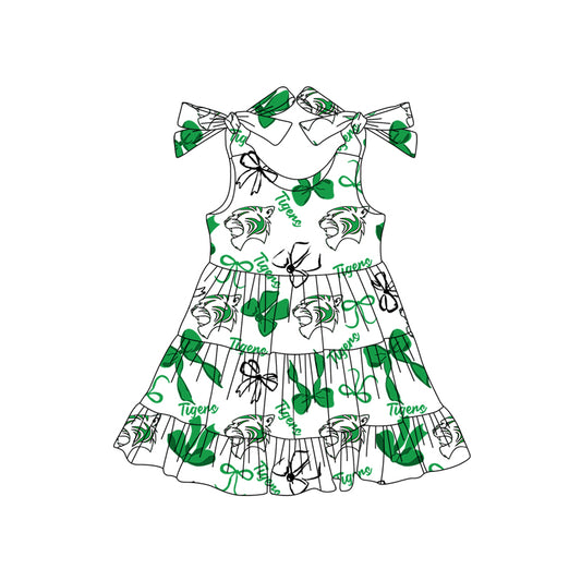 Custom Baby Girls Latexo Tigers team dress D 8.2