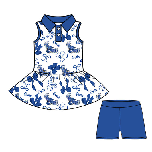 Custom baby boys Anderson Shiro Owls set MOQ3 D 8.9