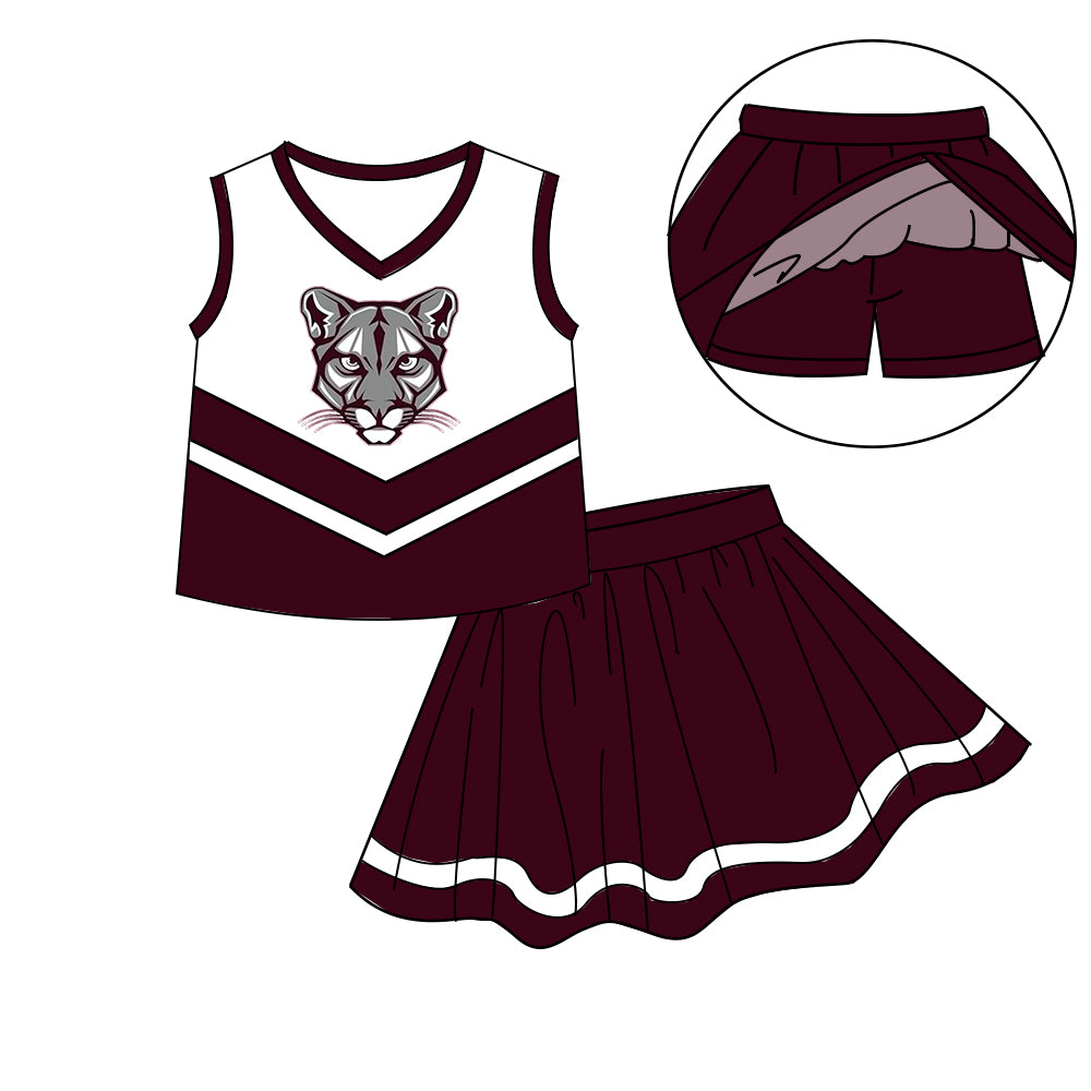Custom  baby girls Cheerleading dress set     MOQ3  D 7.10