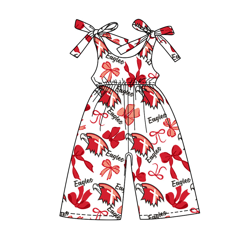 Custom  baby girls Eagles team jumpsuit    MOQ3  D 7.24