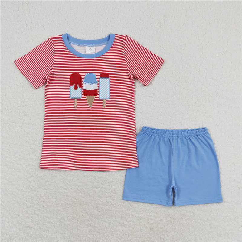 Match Baby Girls Boys Sibling Popstick 4th Of July Dresses Sets