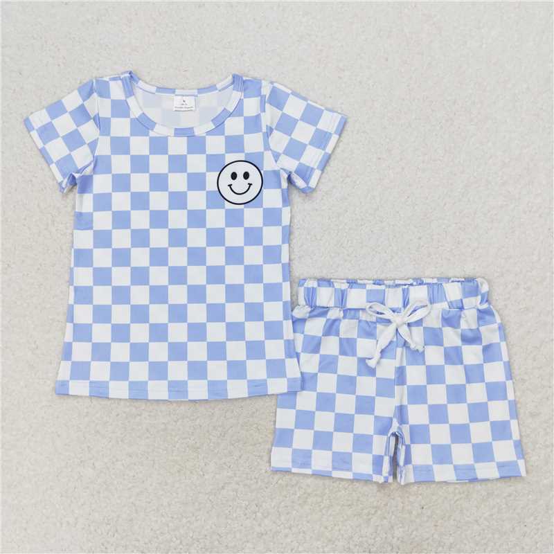 Match Baby Boys Short Sleeve Smile Top Shorts Clothes Sets