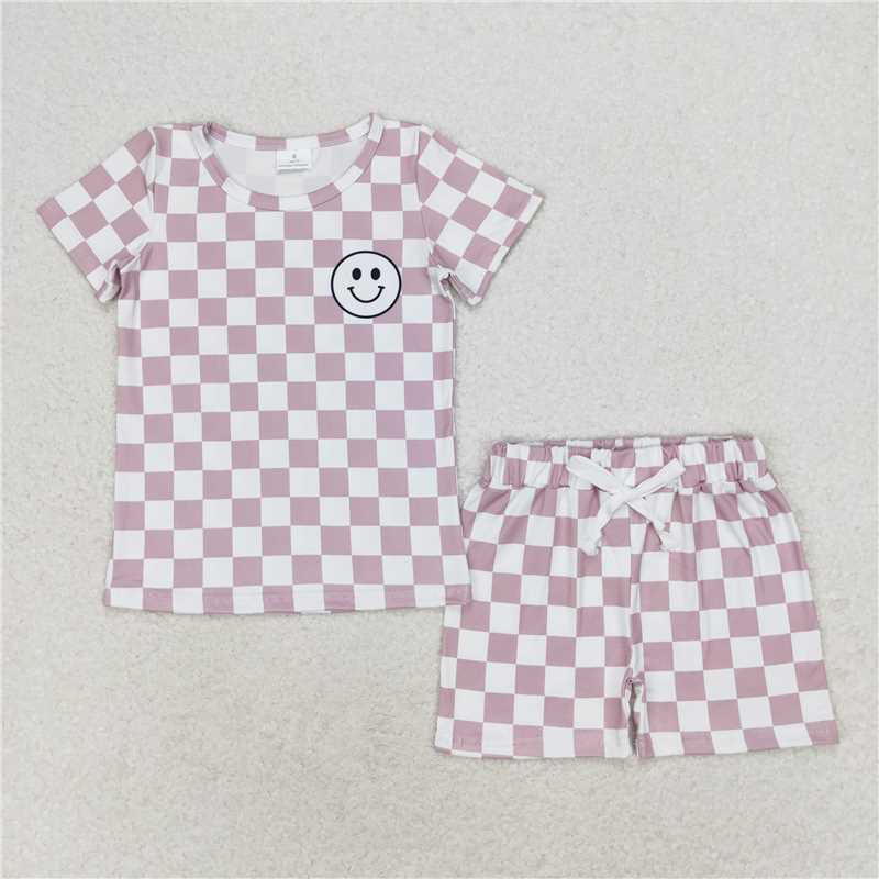 Match Baby Boys Short Sleeve Smile Top Shorts Clothes Sets