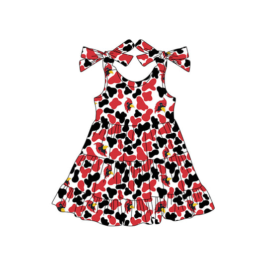 Custom Baby Girls Cardinals Lions team dress D 8.4