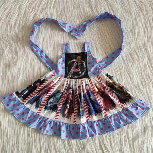 C1-8 strap A movie twirly dress