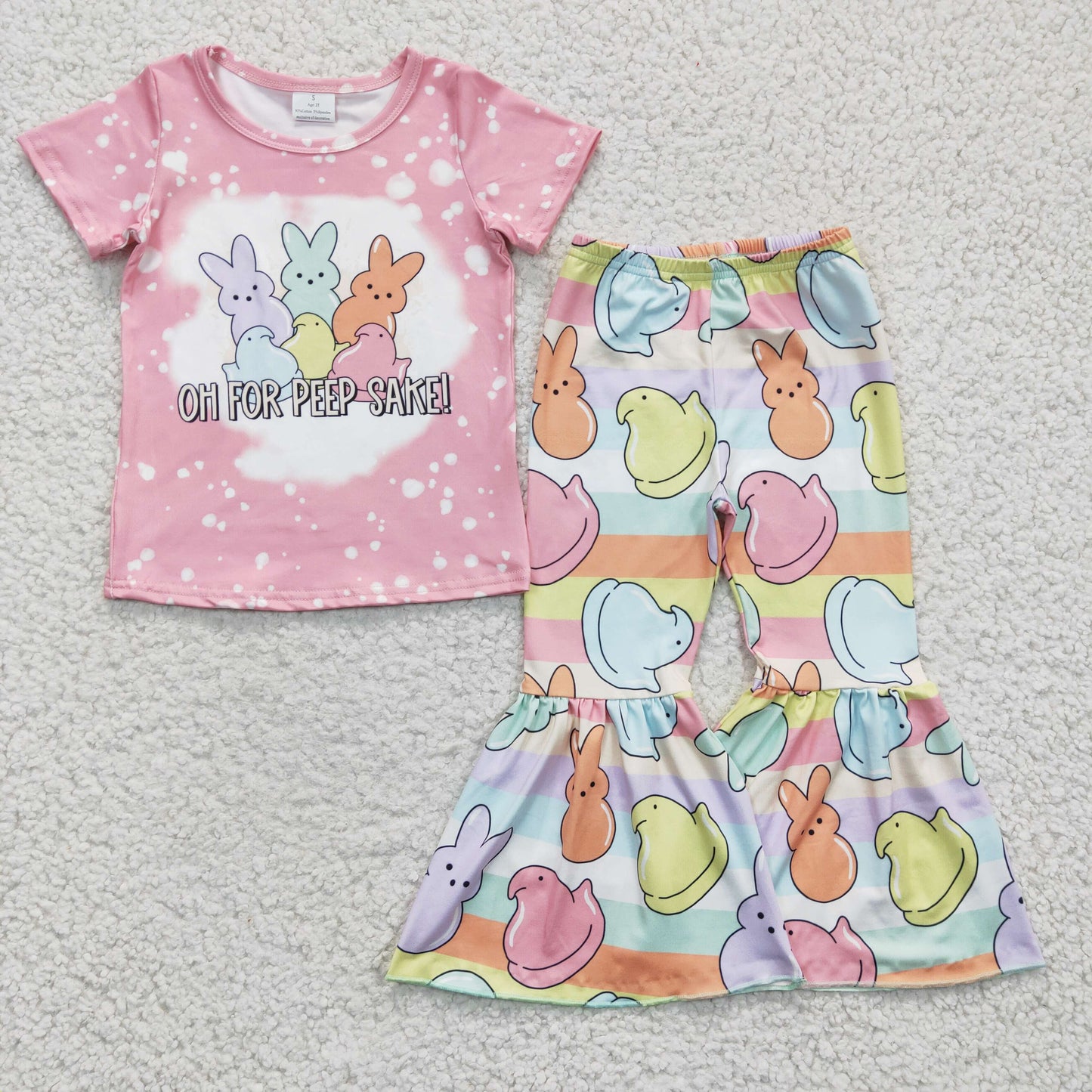 girl easter pink outfit oh for peep sake!