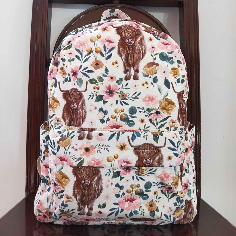 BA0007 Alpine cow flower backpack bags