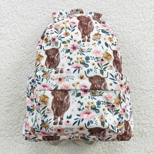 BA0007 Alpine cow flower backpack bags
