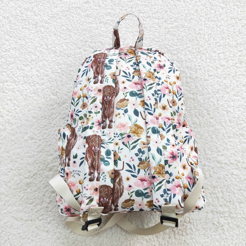 BA0007 Alpine cow flower backpack bags