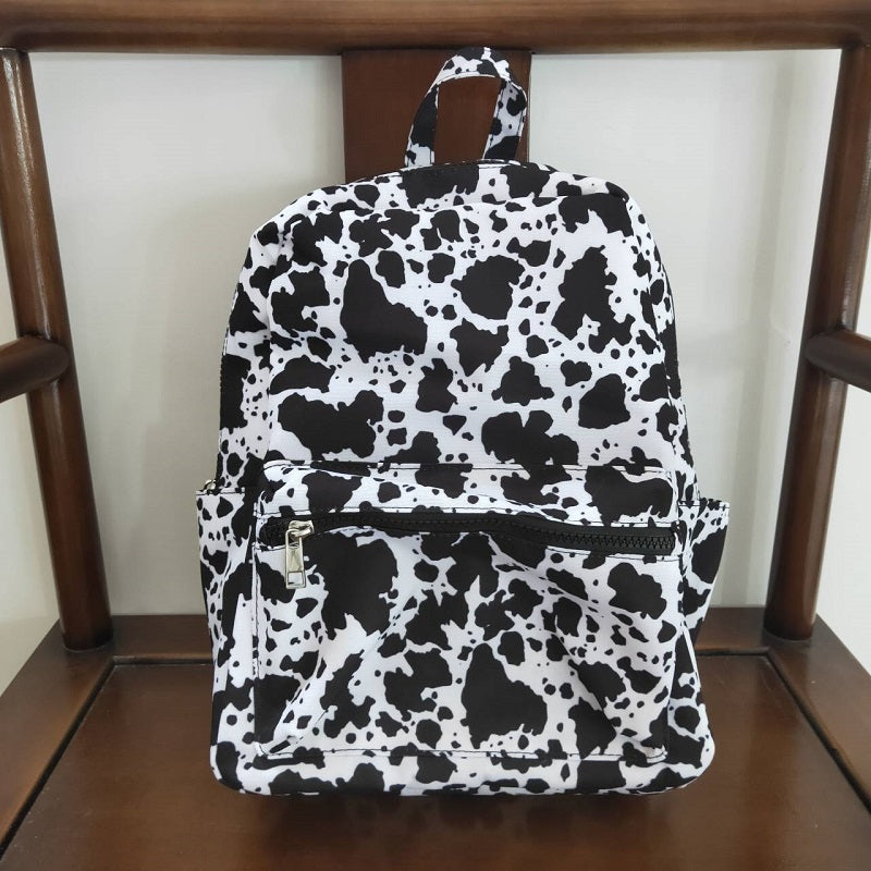 BA0057 cow pattern backpack