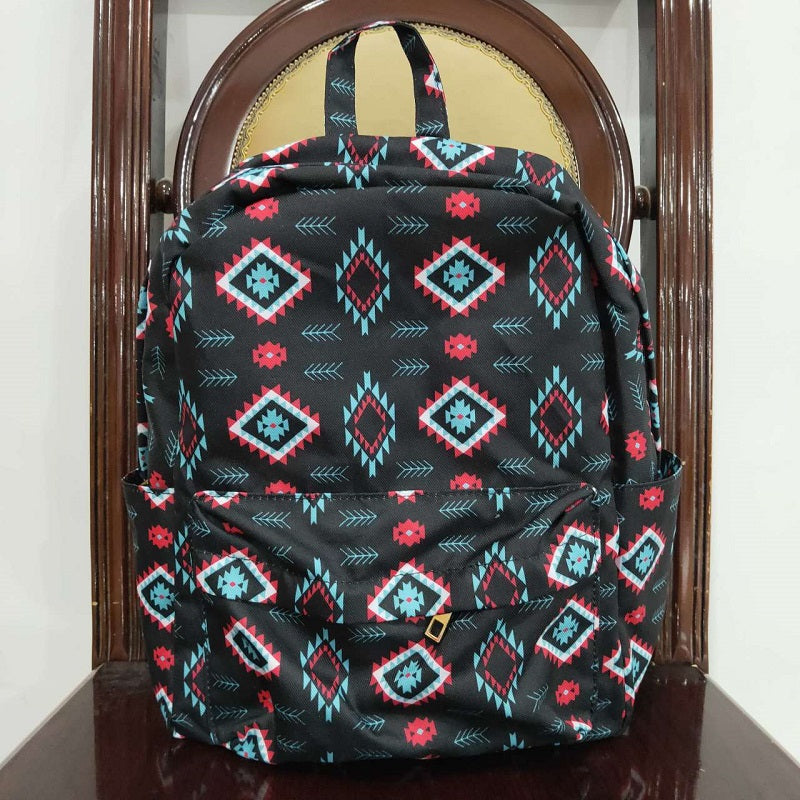 BA0061 geometric pattern backpack