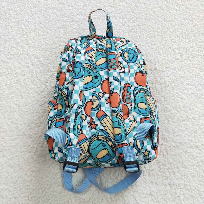 BA0071 Smile Apple Pencil Green Backpack