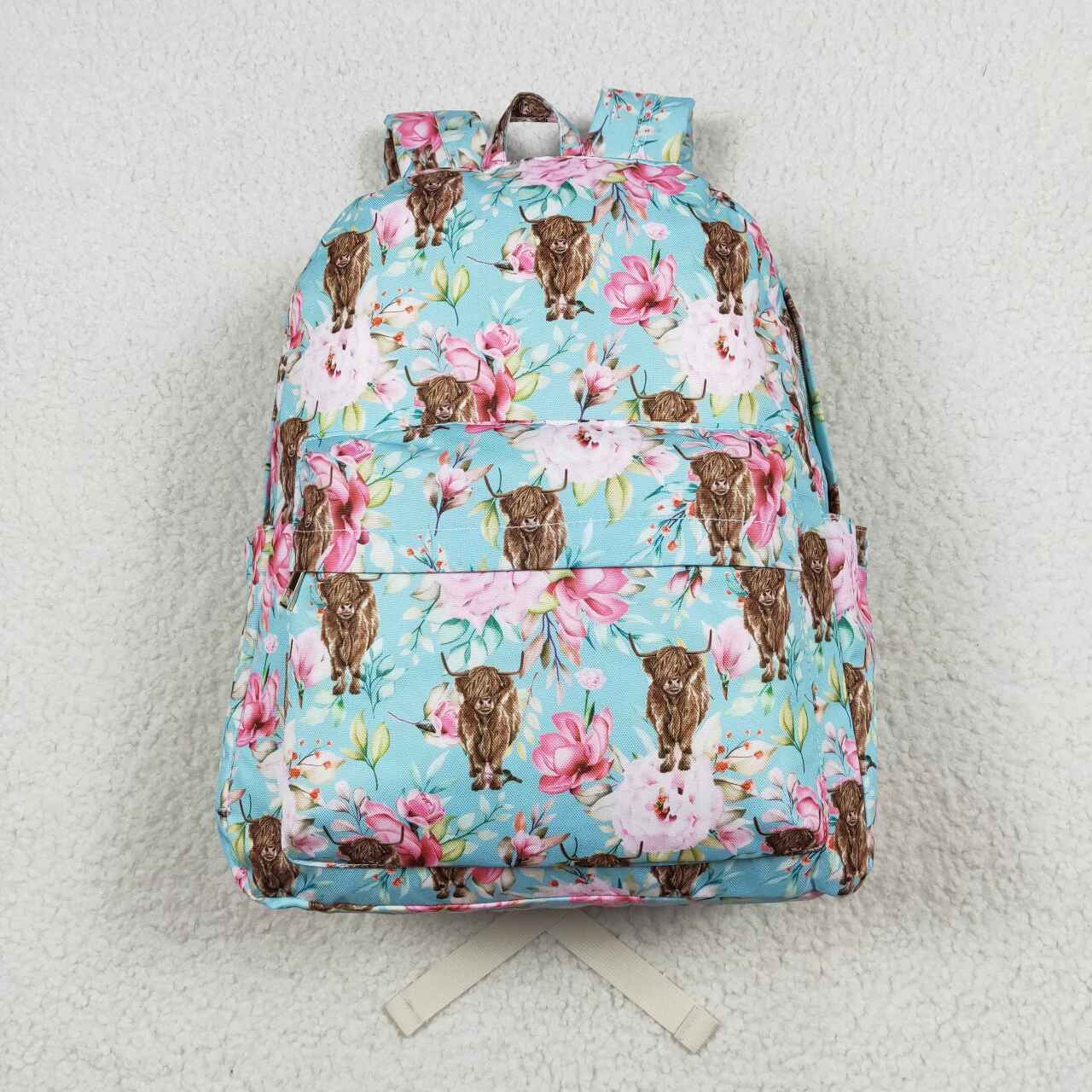 BA0081 Alpine Blossom Light Blue Backpack