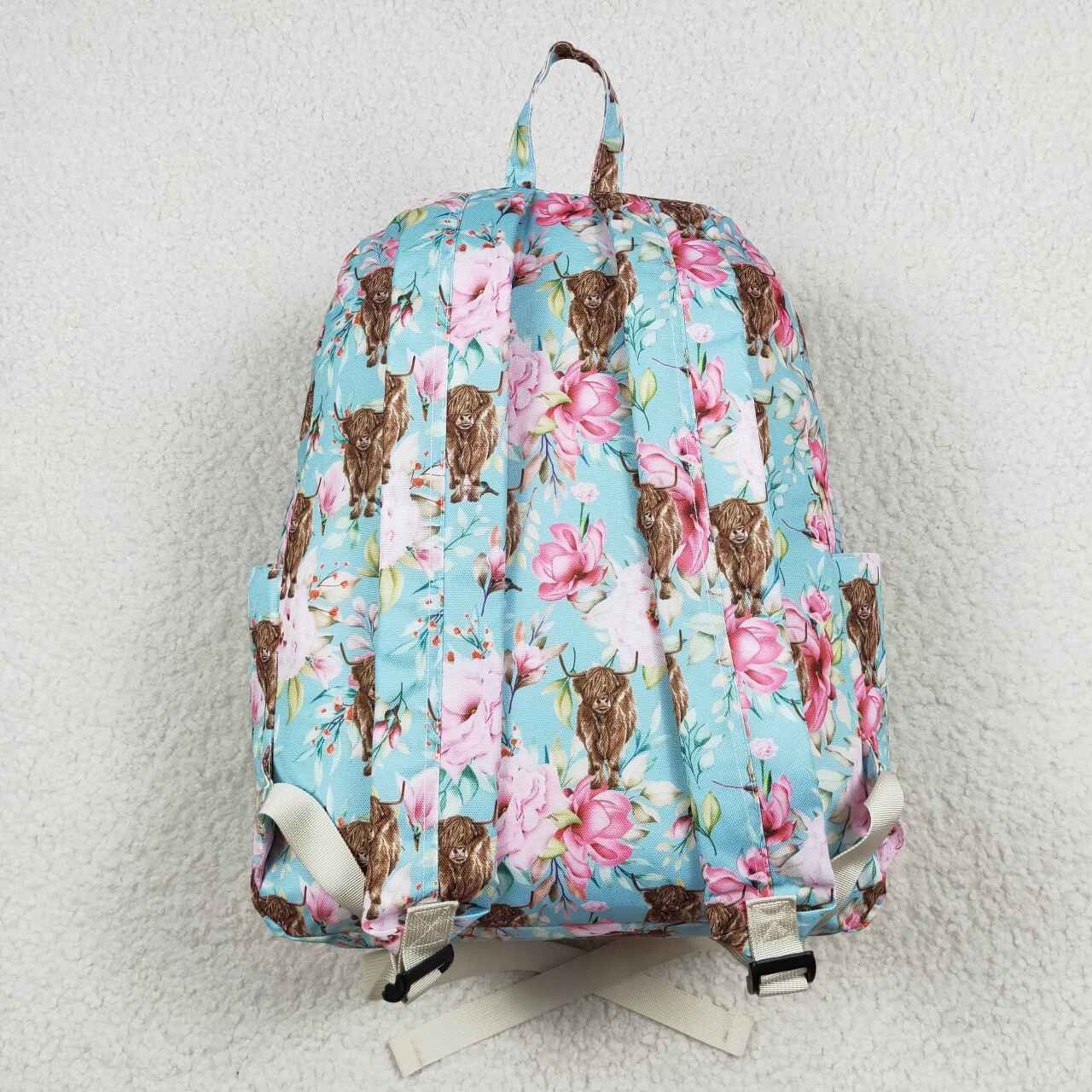 BA0081 Alpine Blossom Light Blue Backpack