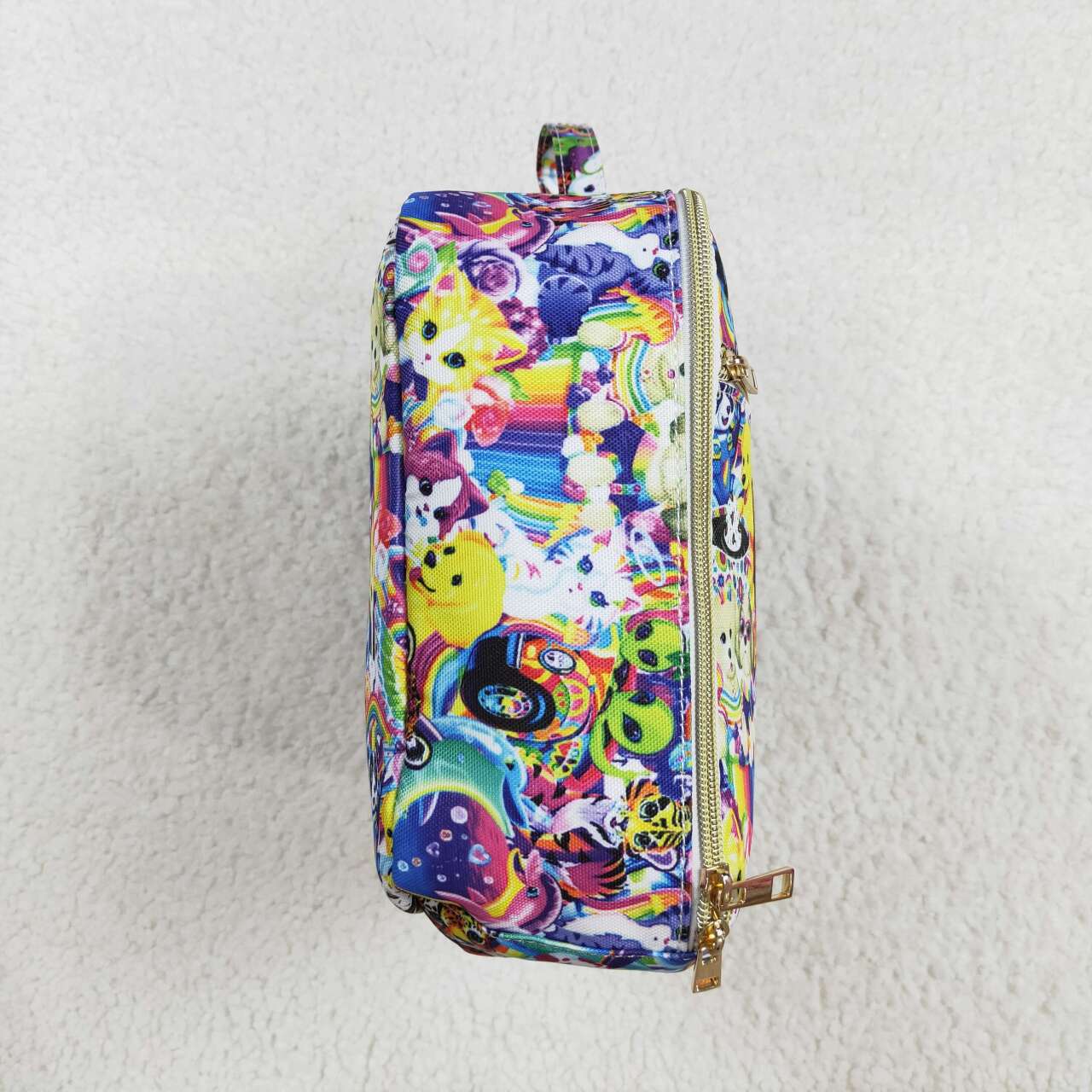 BA0096 Cartoon Purple Meal Bag Lunch Box Bag