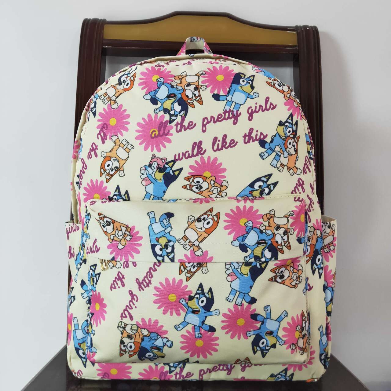BA0112 kids pink bag backpack