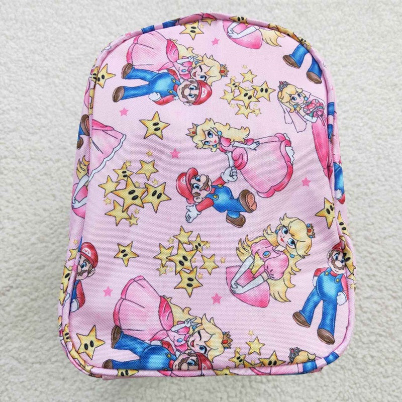 BA0130 Cartoon star pink gym bag