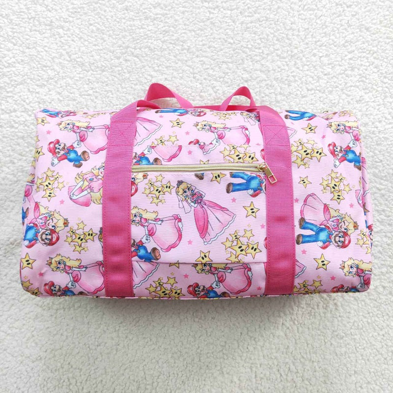 BA0130 Cartoon star pink gym bag