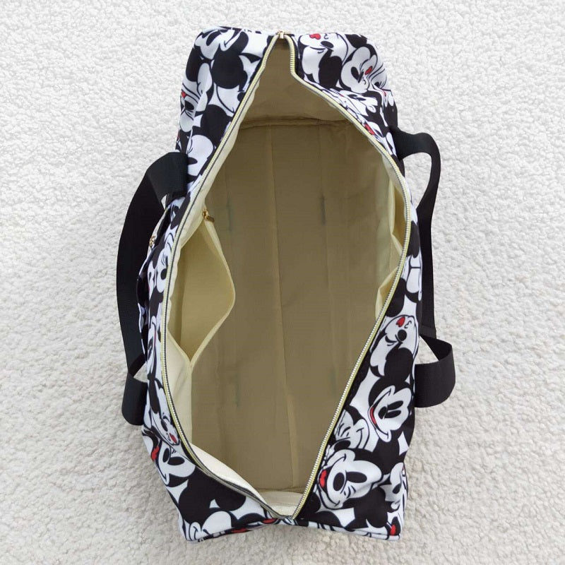 BA0132 cartoon black and white gym bag