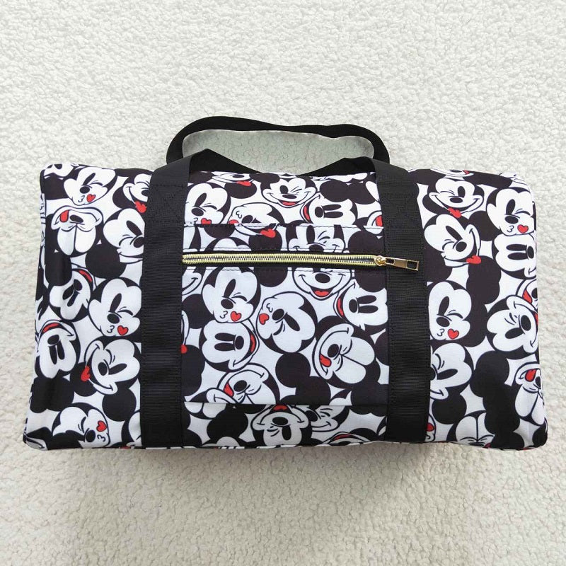 BA0132 cartoon black and white gym bag