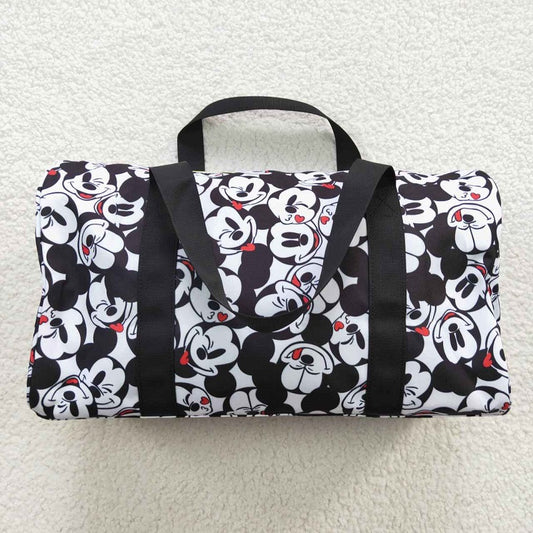 BA0132 cartoon black and white gym bag