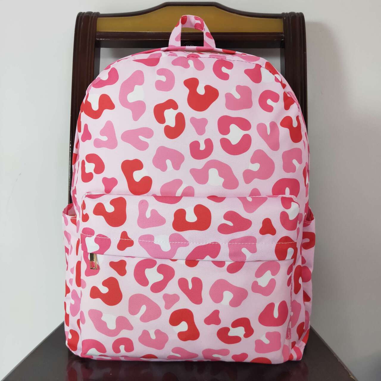 BA0150 Leopard Pink Backpack