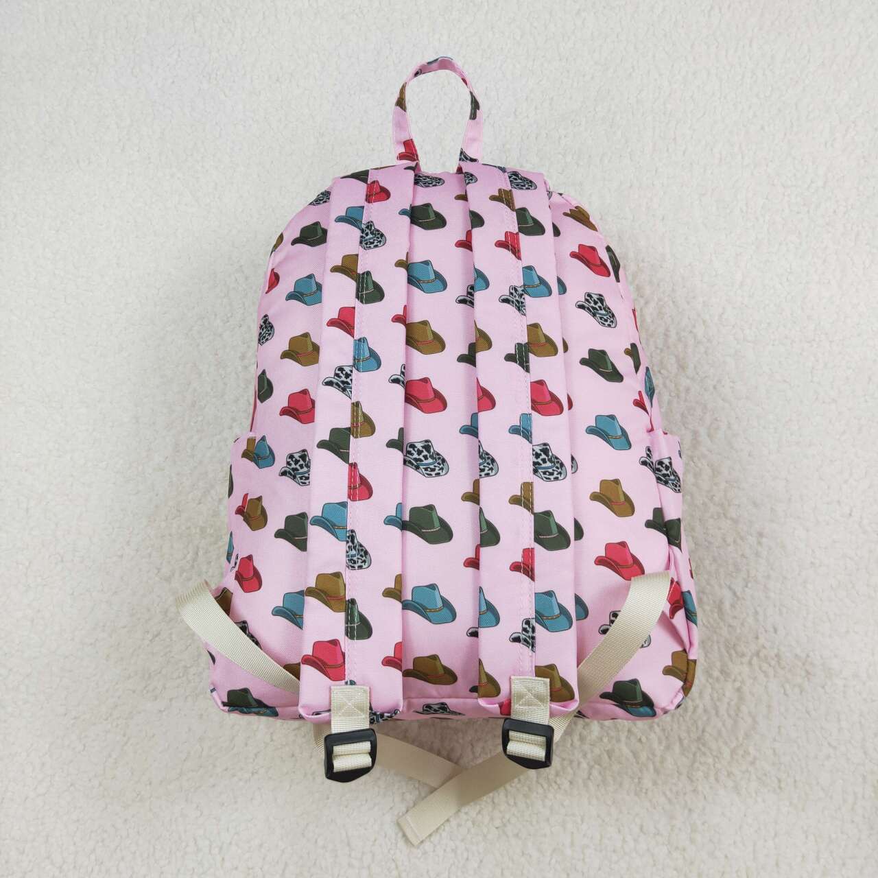 BA0181 Cowboy Hat Pink Backpack