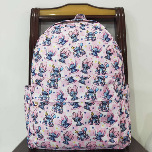 BA0182 Baby Kids Girls Pink Mouse Backpack Back Bags