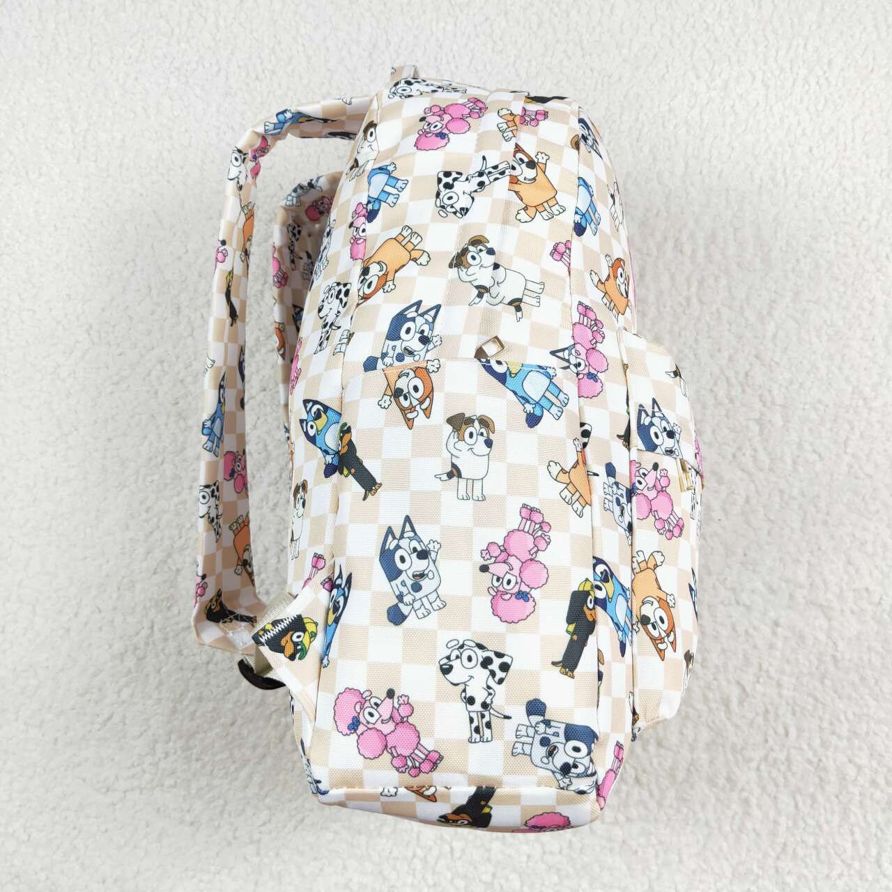 BA0187 Cartoon Plaid Backpack