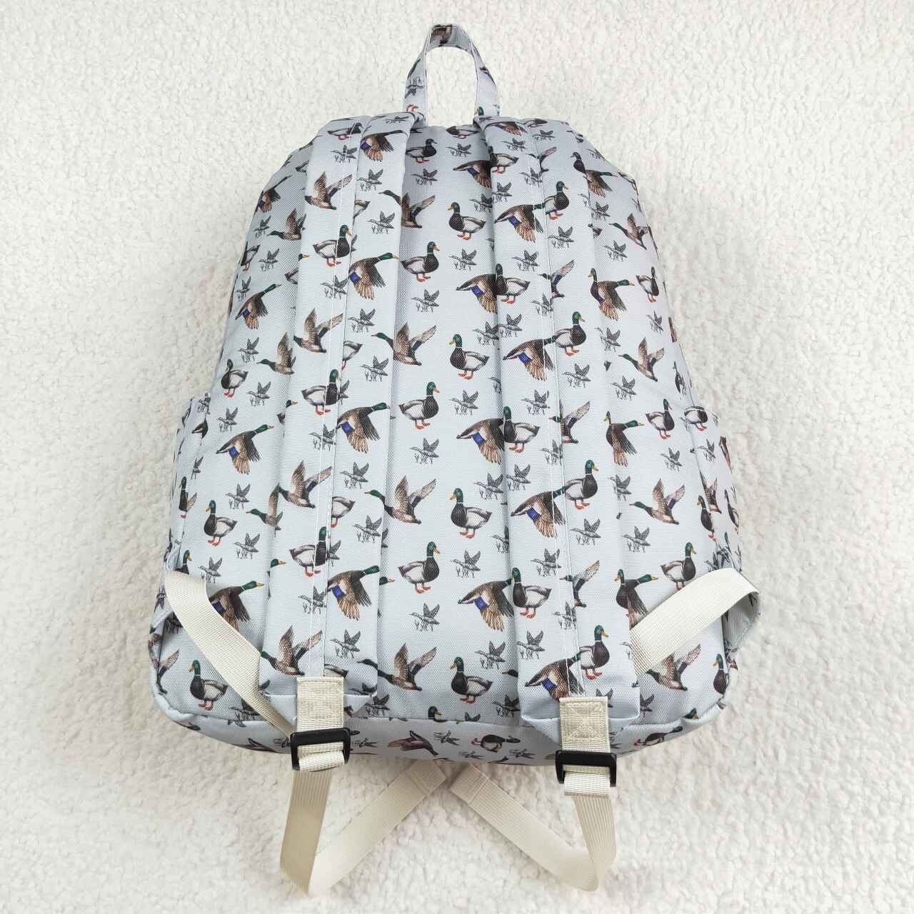 BA0197 Duck gray brown backpack
