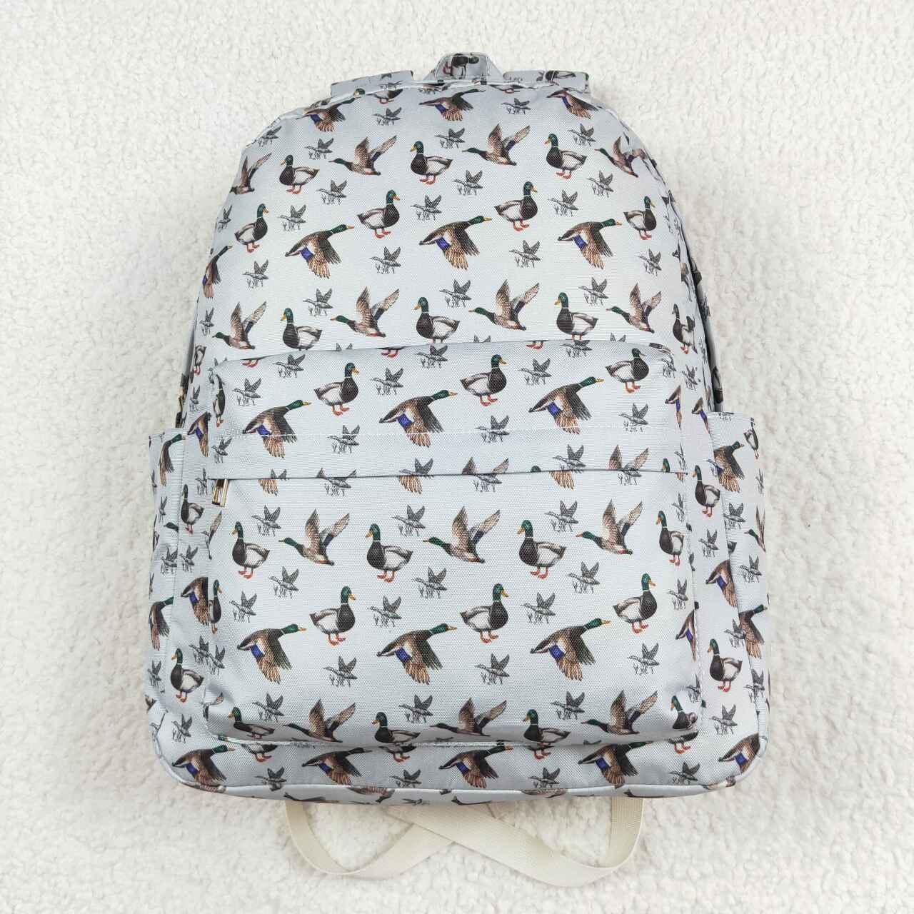 BA0197 Duck gray brown backpack