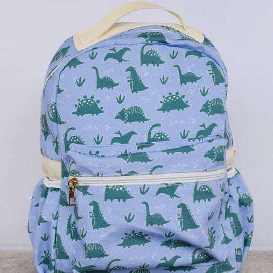 presale BA0221 Dinosaur blue backpack