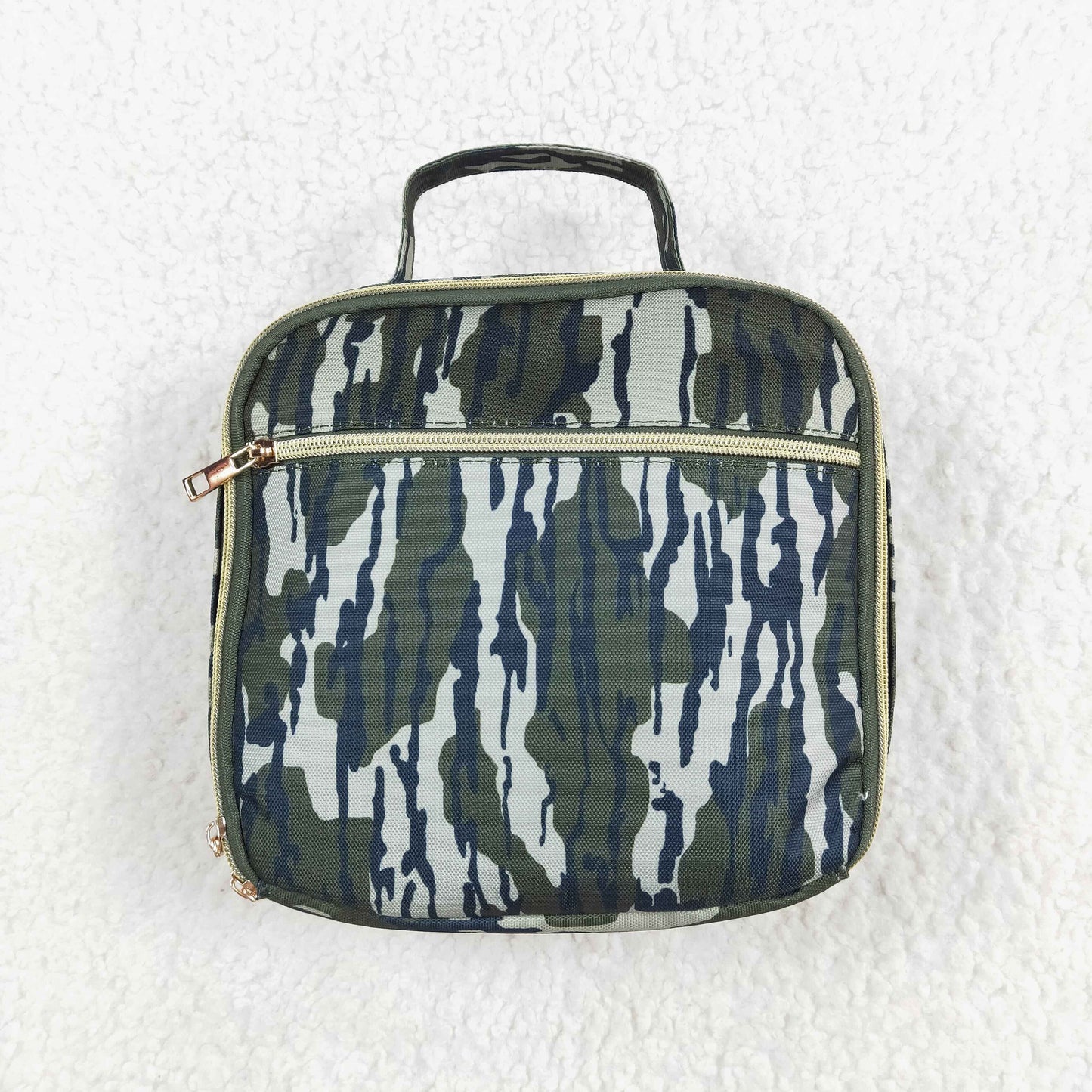 BA0228 Army Green Camouflage Lunch Box Bag
