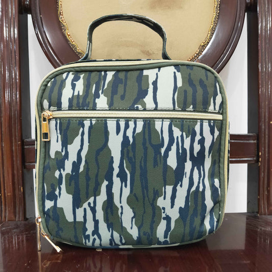 BA0228 Army Green Camouflage Lunch Box Bag
