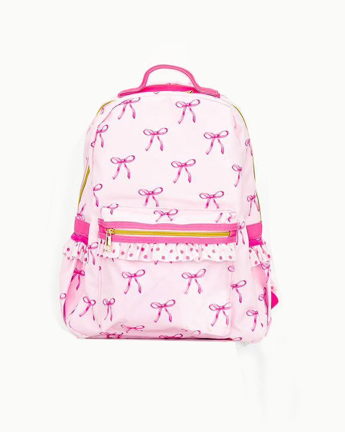 presale BA0233 Pink Backpack with Bow