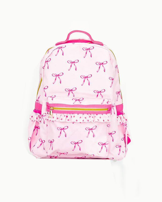 presale BA0233 Pink Backpack with Bow