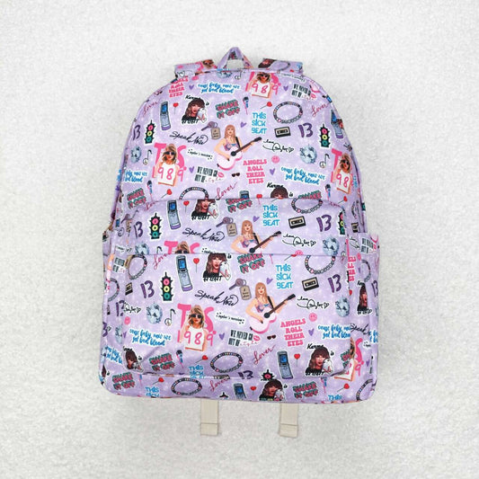 BA0238 Singer purple backpack